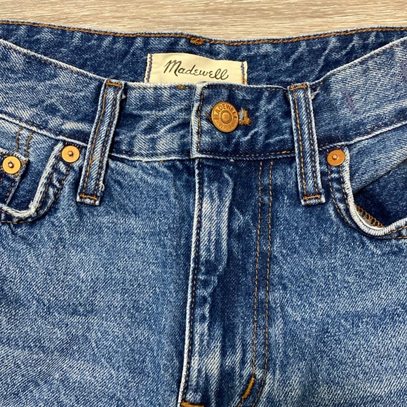 Madewell Relaxed Women’s Jean Shorts Size 25 Blue - Picture 2 of 11